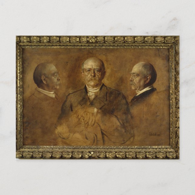Furste Otto von Bismarck, 1884 Vykort (Framsida)