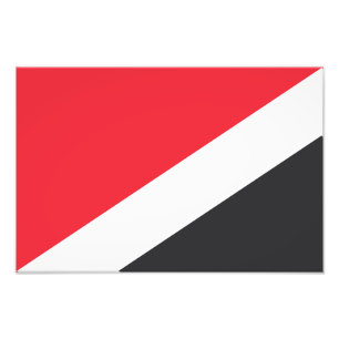 Furstendömet Sealand Flagga Fototryck