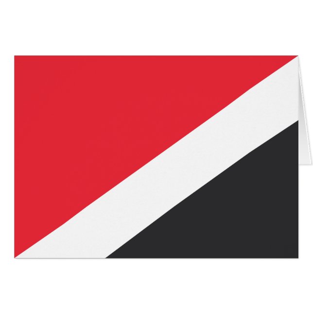 Furstendömet Sealand Flagga Hälsningskort (Framsidan Horizontal)