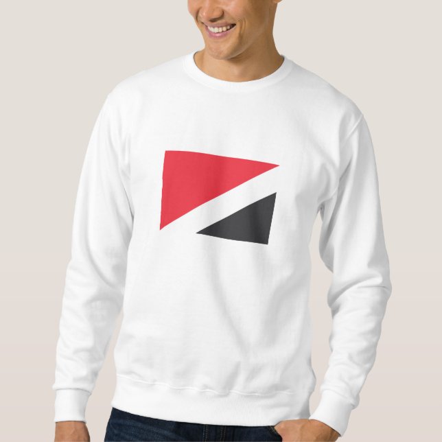 Furstendömet Sealand Flagga Lång Ärmad Tröja (Framsida)