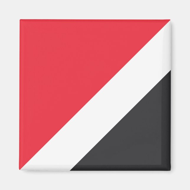 Furstendömet Sealand Flagga Magnet (Framsidan)