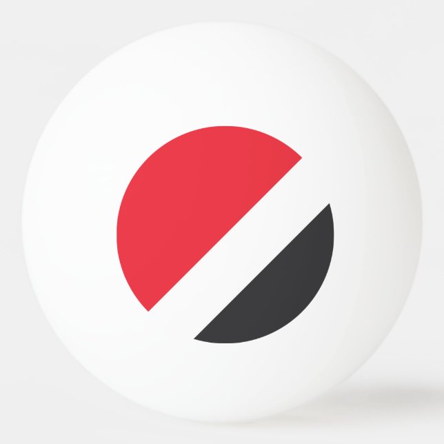 Furstendömet Sealand Flagga Pingisboll (Framsidan)