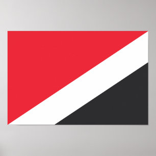 Furstendömet Sealand Flagga Poster
