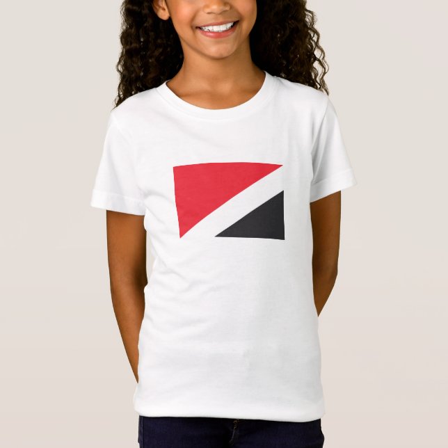 Furstendömet Sealand Flagga T Shirt (Framsida)