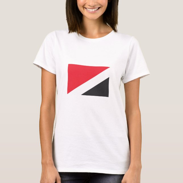 Furstendömet Sealand Flagga T Shirt (Framsida)