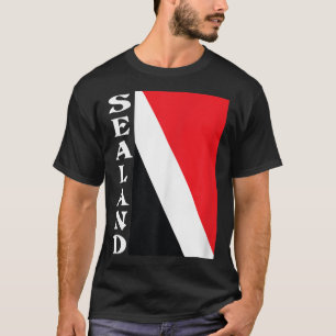 Furstendömet Sealand Flagga  T Shirt