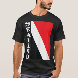 Furstendömet Sealand Flagga T Shirt