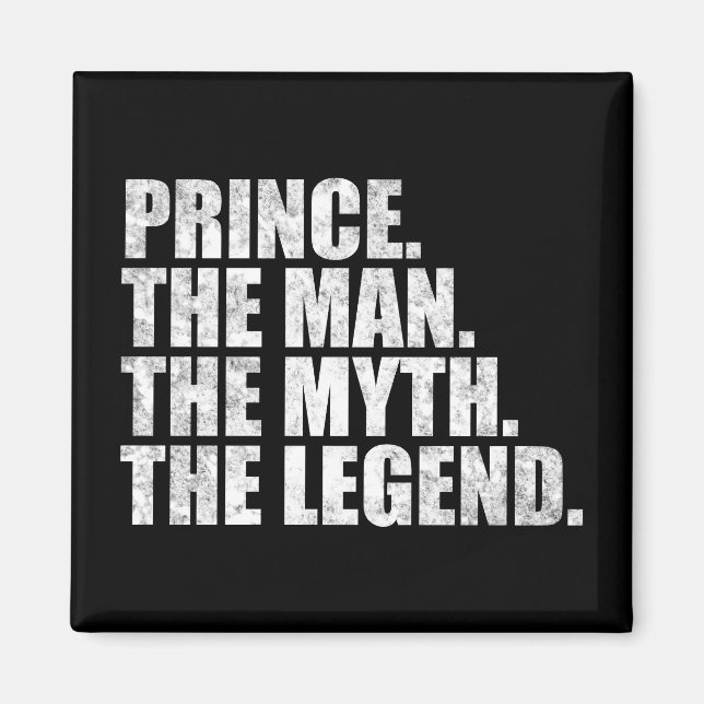 Furstnamn, prins mannen myten legenden magnet (Framsidan)