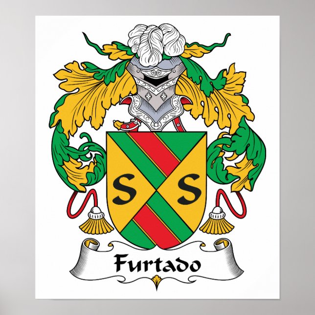 Furtado Family Crest Poster (Framsidan)