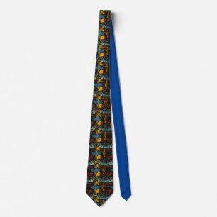 Fury and Homer Brown Neck Tie Slips