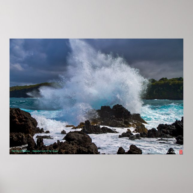 Fury Kanaloa ~ Hawaiis gud Poster (Framsidan)