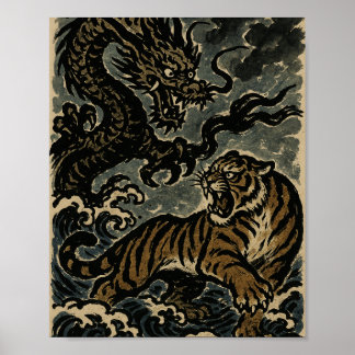 Fury Öster: Tiger och Dragon Duel Poster