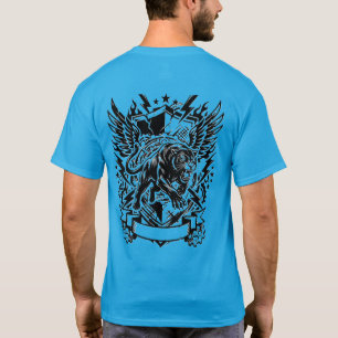 Fury Panther Crest Tröja – Vintage Svart Panter