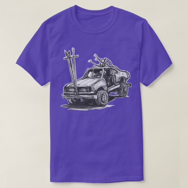 Fury Road Monaro T Shirt (Design framsida)