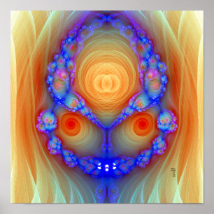 Fury Variation 2 (12 x 12 tum) Art-utskrift Poster