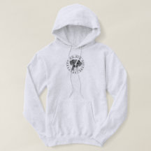 Fu's Electric Tattoo manar Fit Hoodie Black Grått