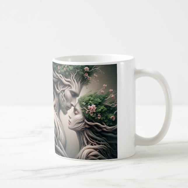 fusão homem e natureza kaffemugg (Höger)