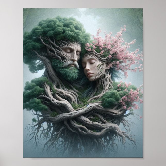 fusão homem e natureza poster (Framsidan)