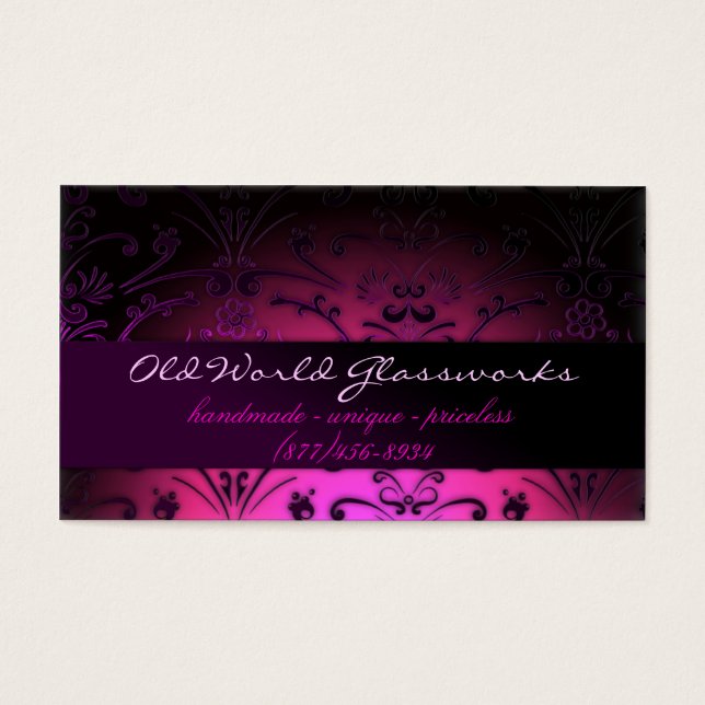 Fuschia Dreams Visitkort (Framsidan)