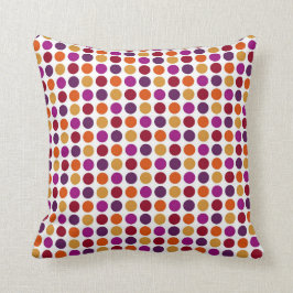 Fuschia Fantastisk polka Kudde