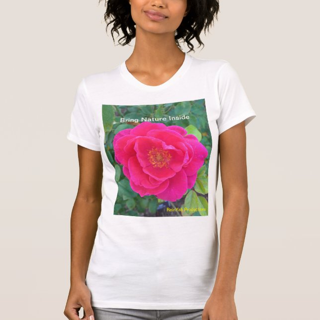 Fuschia Flower T-Shirt (Framsida)