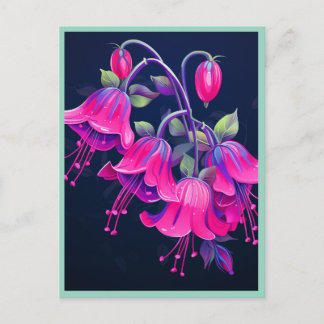 FUSCHIA FLOWERS #1 VYKORT