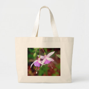 Fuschia Flowers Jumbo Tygkasse