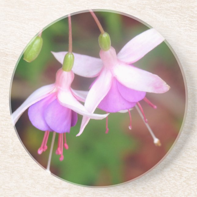 Fuschia Flowers Underlägg (Framsidan)