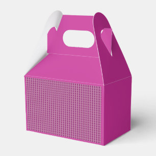 Fuschia med Mini Diamantmönster Presentaskar