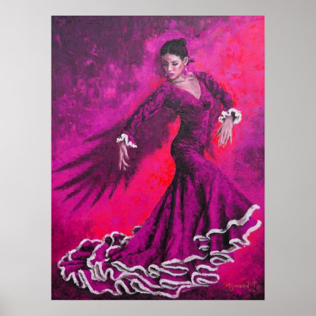 Fuschia Phoenix Poster (Framsidan)