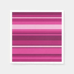 Fuschia rand pappersservett