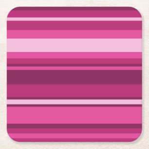 Fuschia rand underlägg papper kvadrat