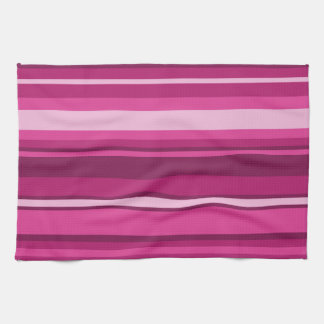 Fuschia randar kökshandduk