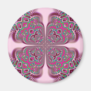 Fusha rosablomma magnet