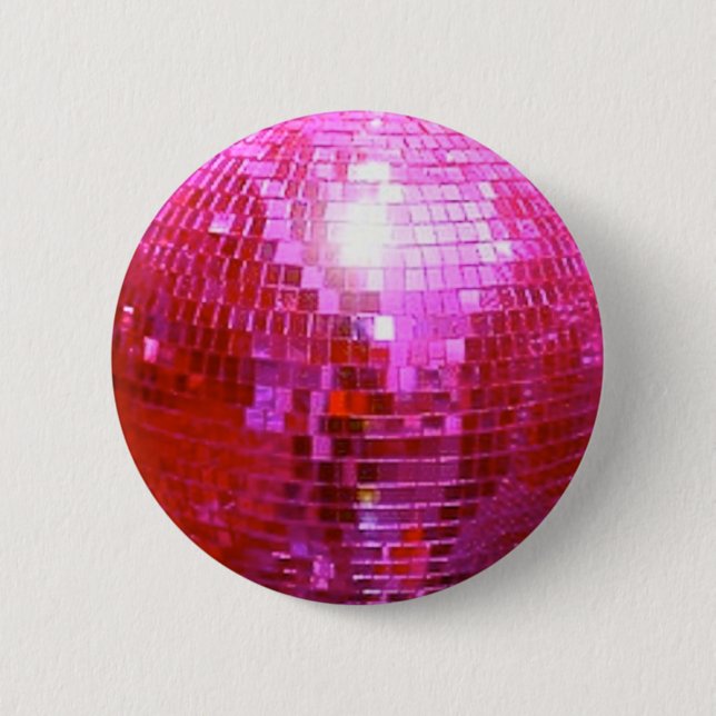 FUSHIA DISCO BOLL DANCE PARTY KNAPP (Framsida)