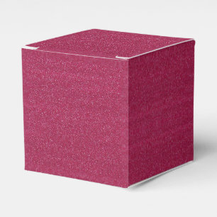 Fushia/Shock rosa Faux Glitter Presentaskar