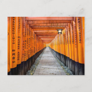 Fushimi Inari Shrine, Kyoto Japan Vykort