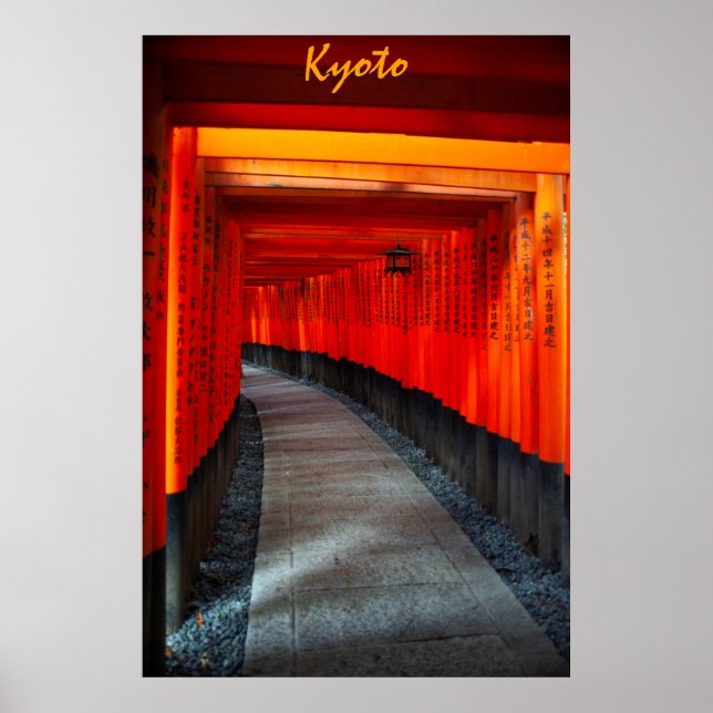 Fushimi Inari Shrine Torii Grind Poster (Framsidan)