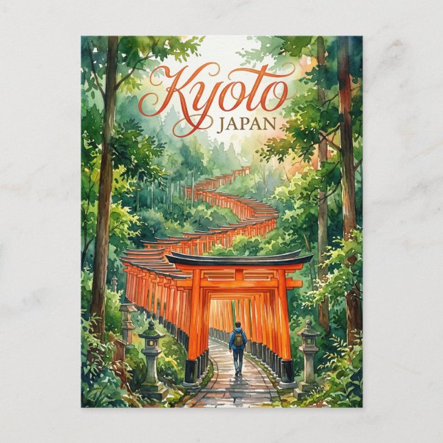 Fushimi Inari-taisha Japan Vykort (Framsida)