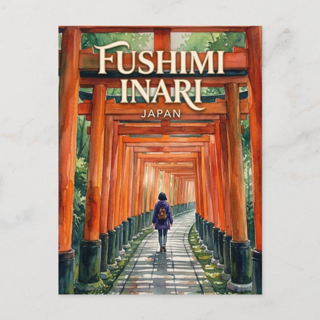 Fushimi Inari-taisha Japan Vykort (Framsida)
