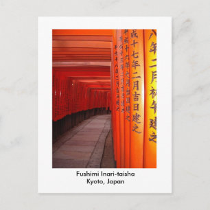 Fushimi Inari-taisha Kyoto, Japan Vykort