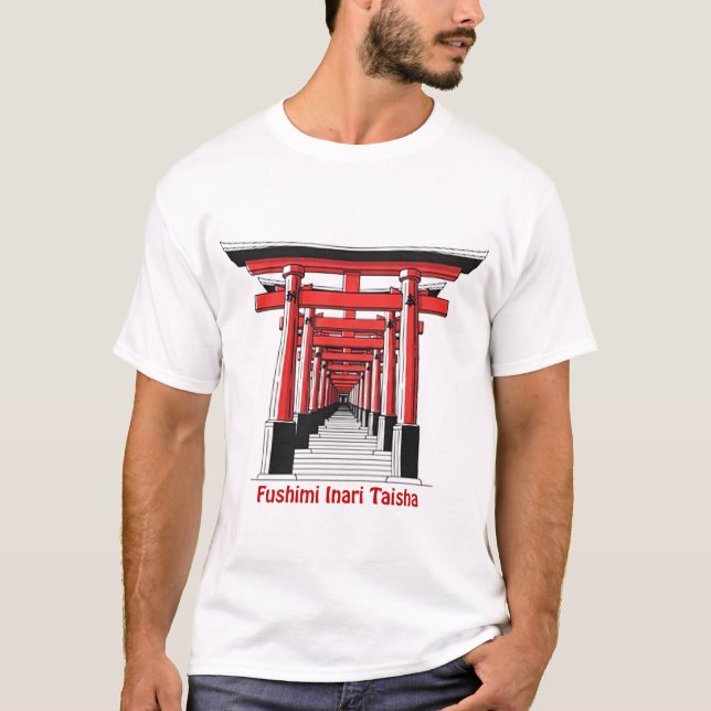 Fushimi Inari Taisha T Shirt (Framsida)