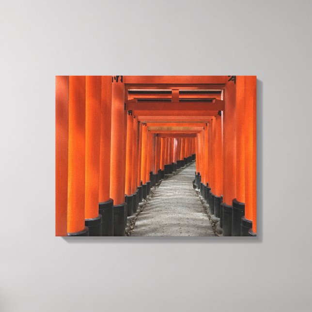 #FushimiInariTaishaShrine #Kyoto #Japan #canvas #p Canvastryck (Framsida)