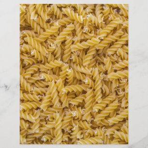 Fusilli pasta-makro som bakgrundsstruktur