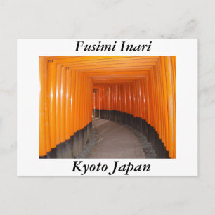 Fusimi Inari i Kyoto Japan Vykort