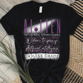 Fusion av rymden för främmande och artificiell int t shirt