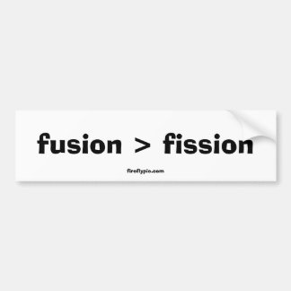 fusion > fission bildekal