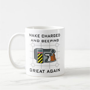 Fusion Pistol Charged och Beeping Kaffemugg