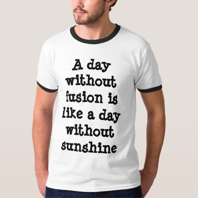 Fusion-/solskenskjorta Tee Shirt (Framsida)