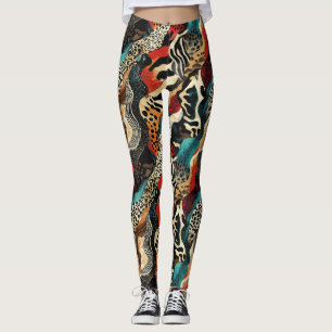 Fusionskonstruktion för snyggt Animals Leggings